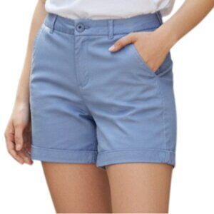 JUNIPER & LIME Blue 4.5 Inch Shorts with Pockets - Size 6